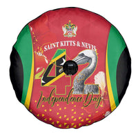 Saint Kitts and Nevis Spare Tire Cover Pelican 42nd Independence Anniversary - Wonder Print Shop