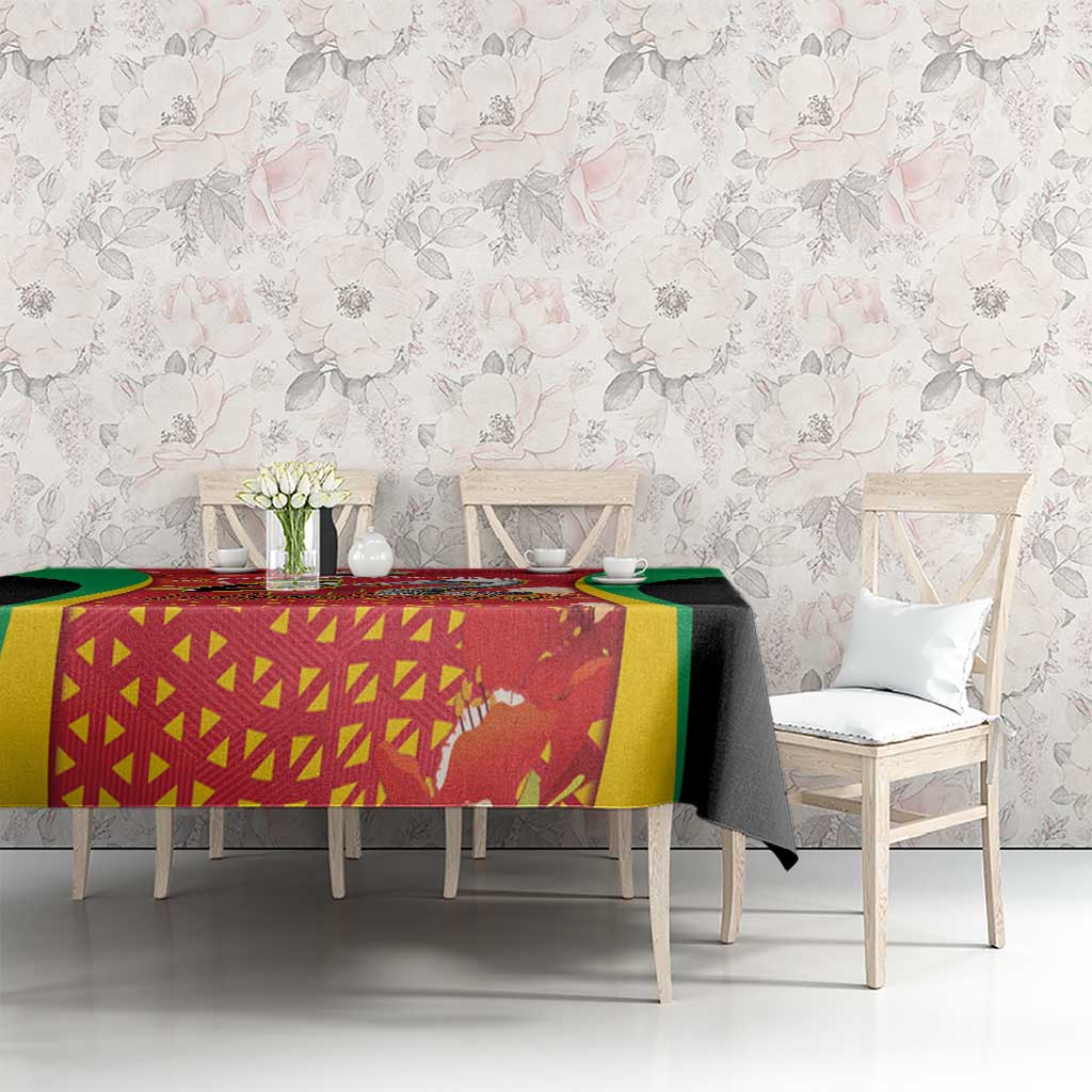 Saint Kitts and Nevis Tablecloth Pelican 42nd Independence Anniversary - Wonder Print Shop