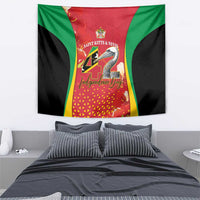 Saint Kitts and Nevis Tapestry Pelican 42nd Independence Anniversary - Wonder Print Shop