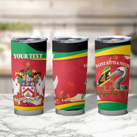 Personalized Saint Kitts and Nevis Tumbler Cup Pelican 42nd Independence Anniversary - Wonder Print Shop