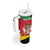 Personalized Saint Kitts and Nevis Tumbler With Handle Pelican 42nd Independence Anniversary - Wonder Print Shop