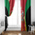 Saint Kitts and Nevis Window Curtain Pelican 42nd Independence Anniversary - Wonder Print Shop