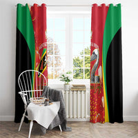 Saint Kitts and Nevis Window Curtain Pelican 42nd Independence Anniversary - Wonder Print Shop