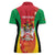 Personalized Saint Kitts and Nevis Women Polo Shirt Pelican 42nd Independence Anniversary - Wonder Print Shop