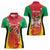 Personalized Saint Kitts and Nevis Women Polo Shirt Pelican 42nd Independence Anniversary - Wonder Print Shop
