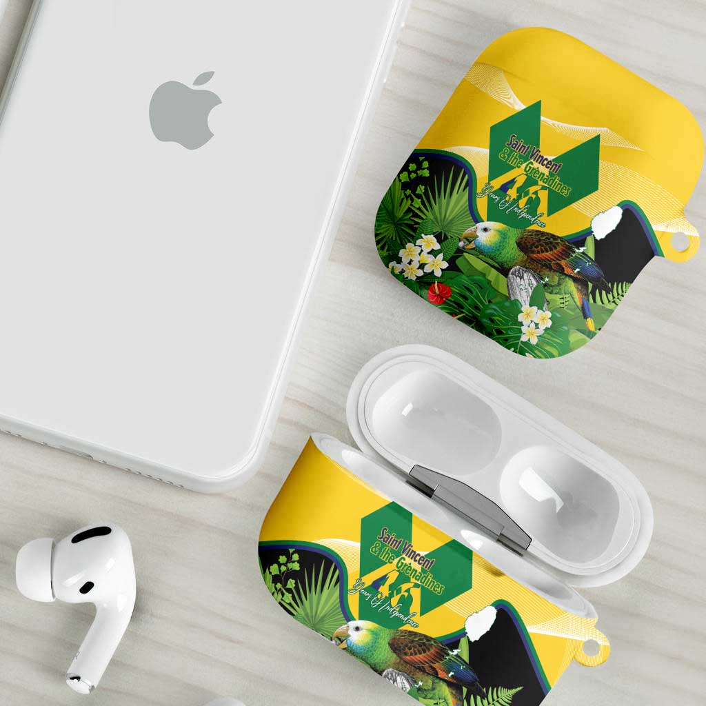 Saint Vincent and the Grenadines AirPods Case Amazona Guildingii 46 Years Of Independence - Wonder Print Shop