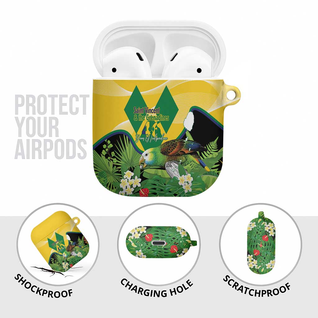 Saint Vincent and the Grenadines AirPods Case Amazona Guildingii 46 Years Of Independence - Wonder Print Shop