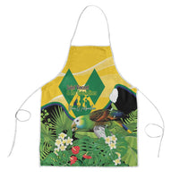 Saint Vincent and the Grenadines Apron Amazona Guildingii 46 Years Of Independence - Wonder Print Shop