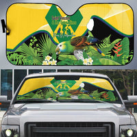 Saint Vincent and the Grenadines Auto Sun Shade Amazona Guildingii 46 Years Of Independence - Wonder Print Shop