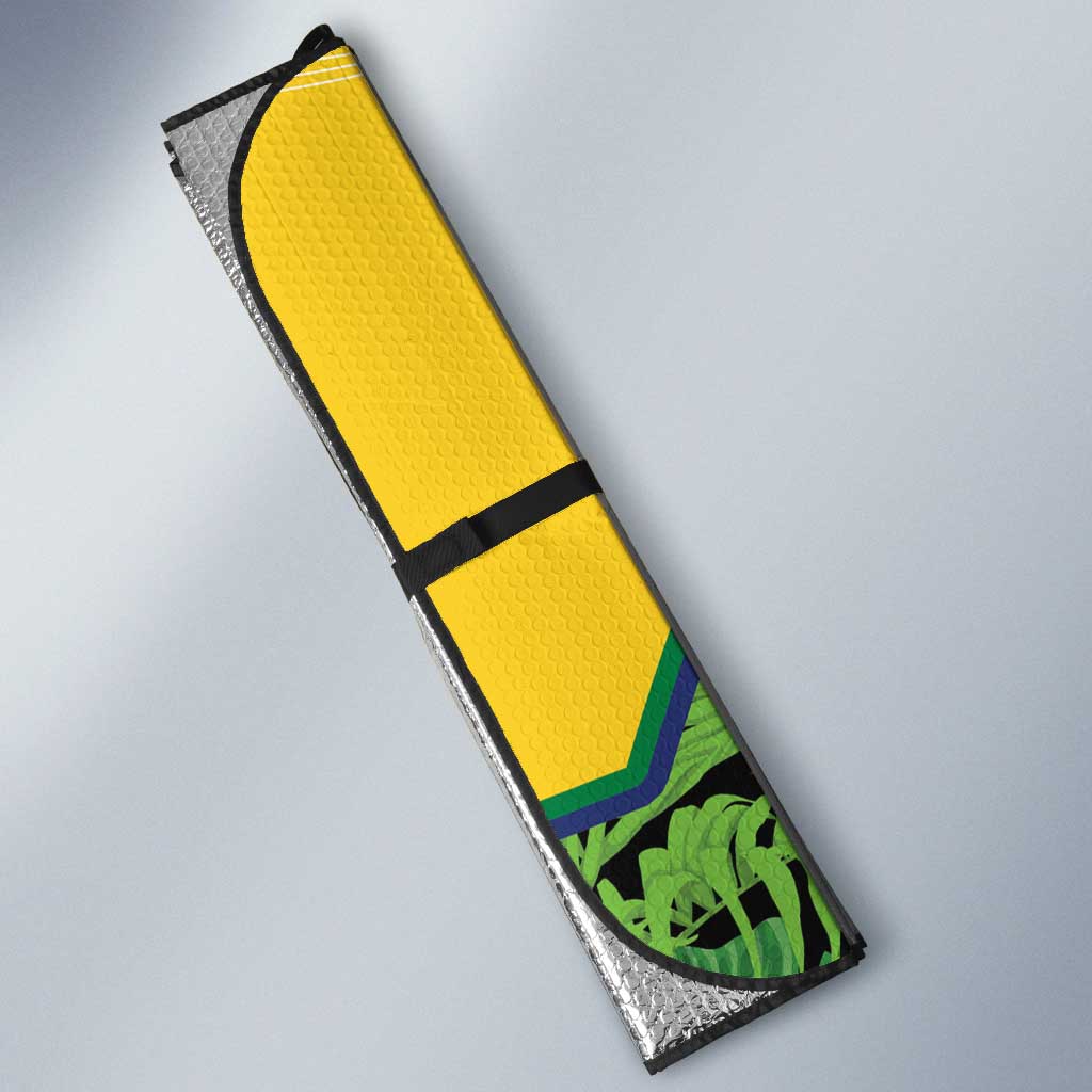 Saint Vincent and the Grenadines Auto Sun Shade Amazona Guildingii 46 Years Of Independence - Wonder Print Shop