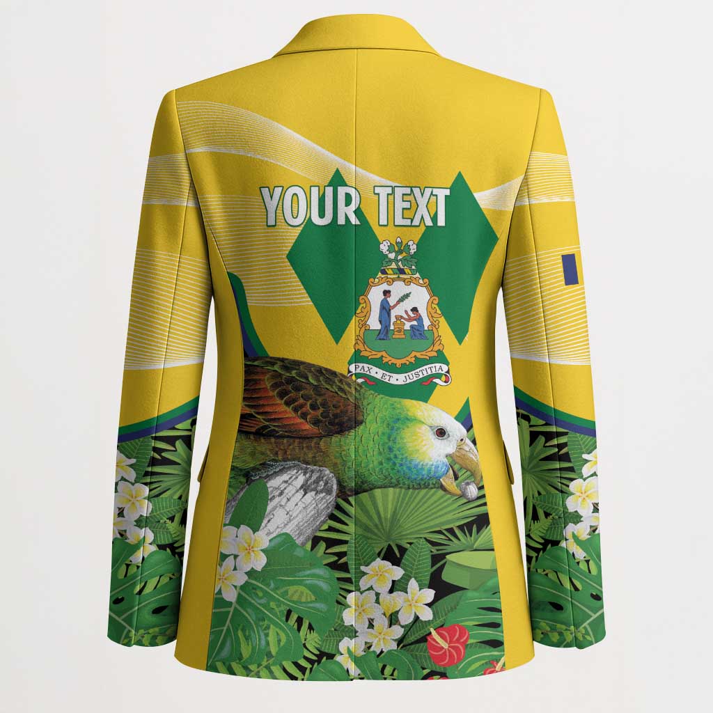 Personalized Saint Vincent and the Grenadines Blazer Amazona Guildingii 46 Years Of Independence - Wonder Print Shop