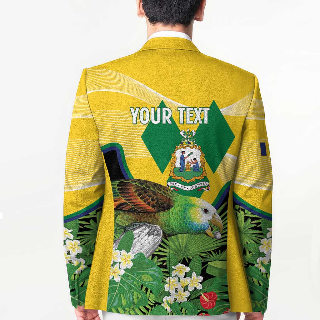 Personalized Saint Vincent and the Grenadines Blazer Amazona Guildingii 46 Years Of Independence - Wonder Print Shop