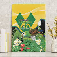 Saint Vincent and the Grenadines Canvas Wall Art Amazona Guildingii 46 Years Of Independence - Wonder Print Shop