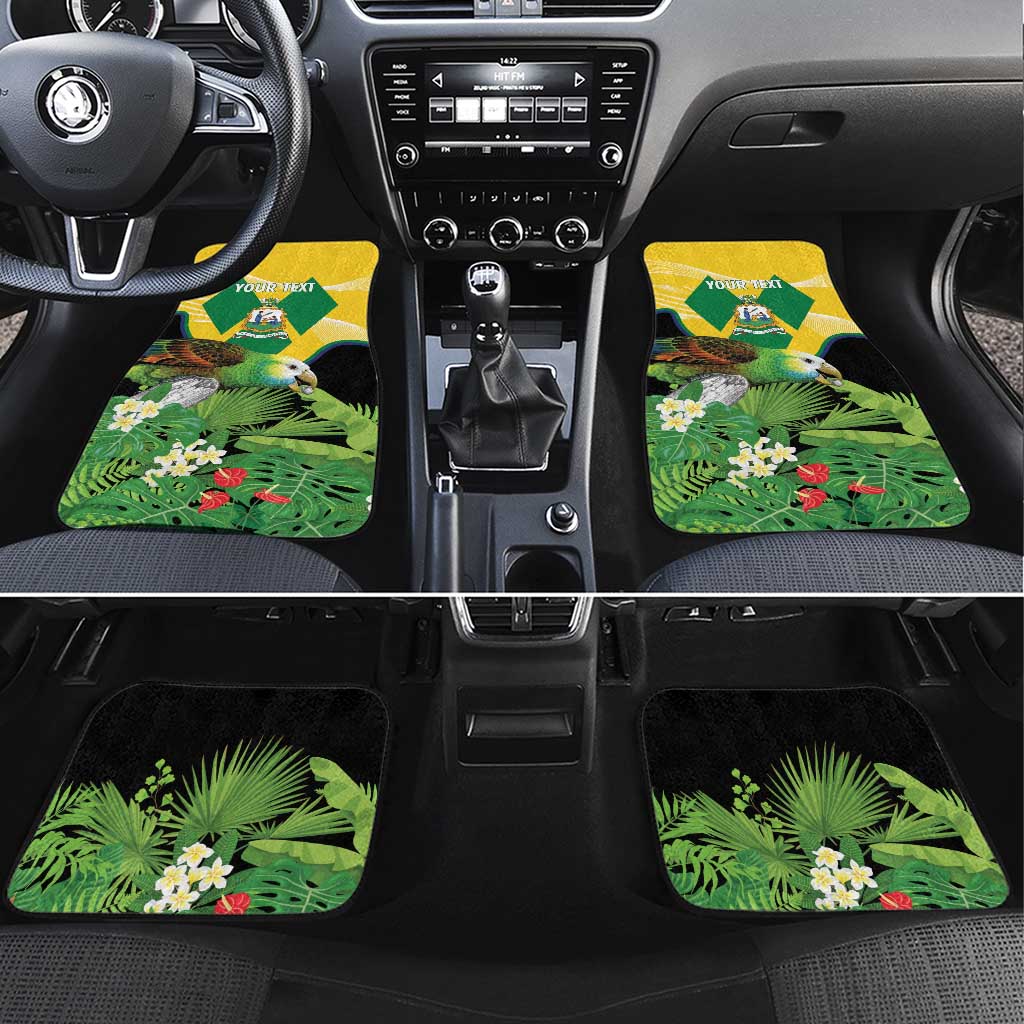 Saint Vincent and the Grenadines Car Mats Amazona Guildingii 46 Years Of Independence - Wonder Print Shop