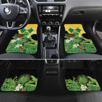Saint Vincent and the Grenadines Car Mats Amazona Guildingii 46 Years Of Independence - Wonder Print Shop