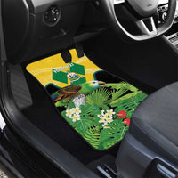 Saint Vincent and the Grenadines Car Mats Amazona Guildingii 46 Years Of Independence - Wonder Print Shop
