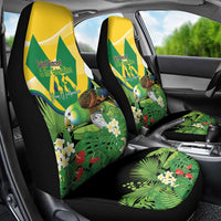 Saint Vincent and the Grenadines Car Seat Cover Amazona Guildingii 46 Years Of Independence - Wonder Print Shop