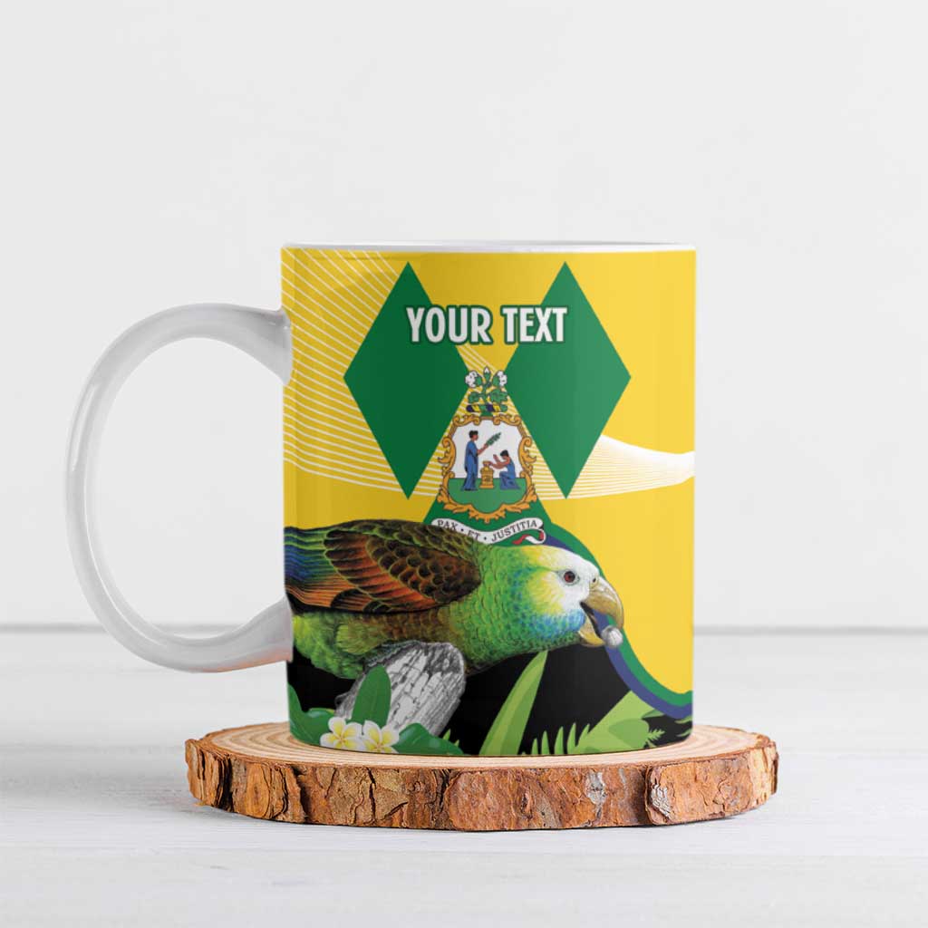 Personalized Saint Vincent and the Grenadines Ceramic Mug Amazona Guildingii 46 Years Of Independence - Wonder Print Shop