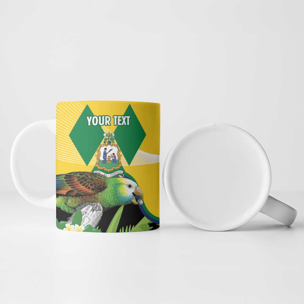 Personalized Saint Vincent and the Grenadines Ceramic Mug Amazona Guildingii 46 Years Of Independence - Wonder Print Shop