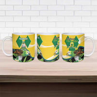 Personalized Saint Vincent and the Grenadines Ceramic Mug Amazona Guildingii 46 Years Of Independence - Wonder Print Shop