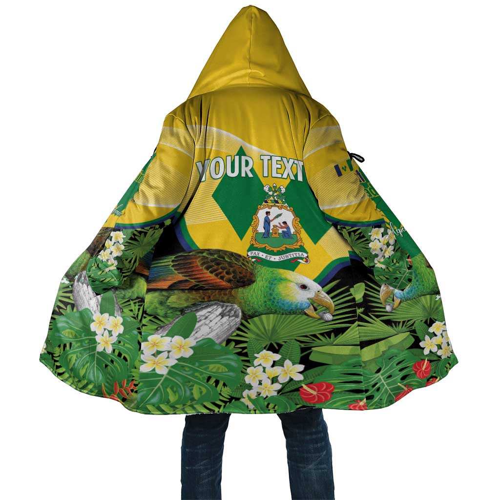 Personalized Saint Vincent and the Grenadines Cloak Amazona Guildingii 46 Years Of Independence - Wonder Print Shop