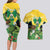 Personalized Saint Vincent and the Grenadines Couples Matching Long Sleeve Bodycon Dress and Hawaiian Shirt Amazona Guildingii 46 Years Of Independence - Wonder Print Shop