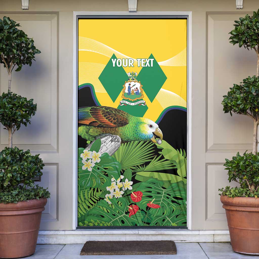 Saint Vincent and the Grenadines Door Cover Amazona Guildingii 46 Years Of Independence - Wonder Print Shop