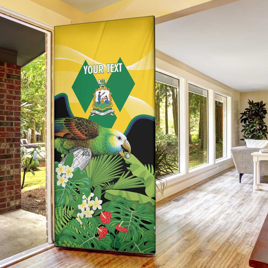 Saint Vincent and the Grenadines Door Cover Amazona Guildingii 46 Years Of Independence - Wonder Print Shop