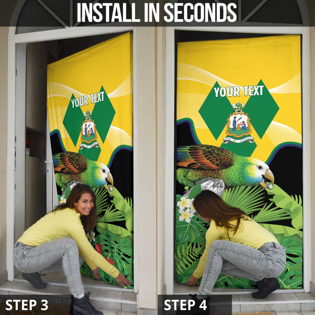 Saint Vincent and the Grenadines Door Cover Amazona Guildingii 46 Years Of Independence - Wonder Print Shop