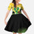 Personalized Saint Vincent and the Grenadines Family Matching Off Shoulder Maxi Dress and Hawaiian Shirt Amazona Guildingii 46 Years Of Independence - Wonder Print Shop