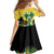 Personalized Saint Vincent and the Grenadines Family Matching Off Shoulder Maxi Dress and Hawaiian Shirt Amazona Guildingii 46 Years Of Independence - Wonder Print Shop