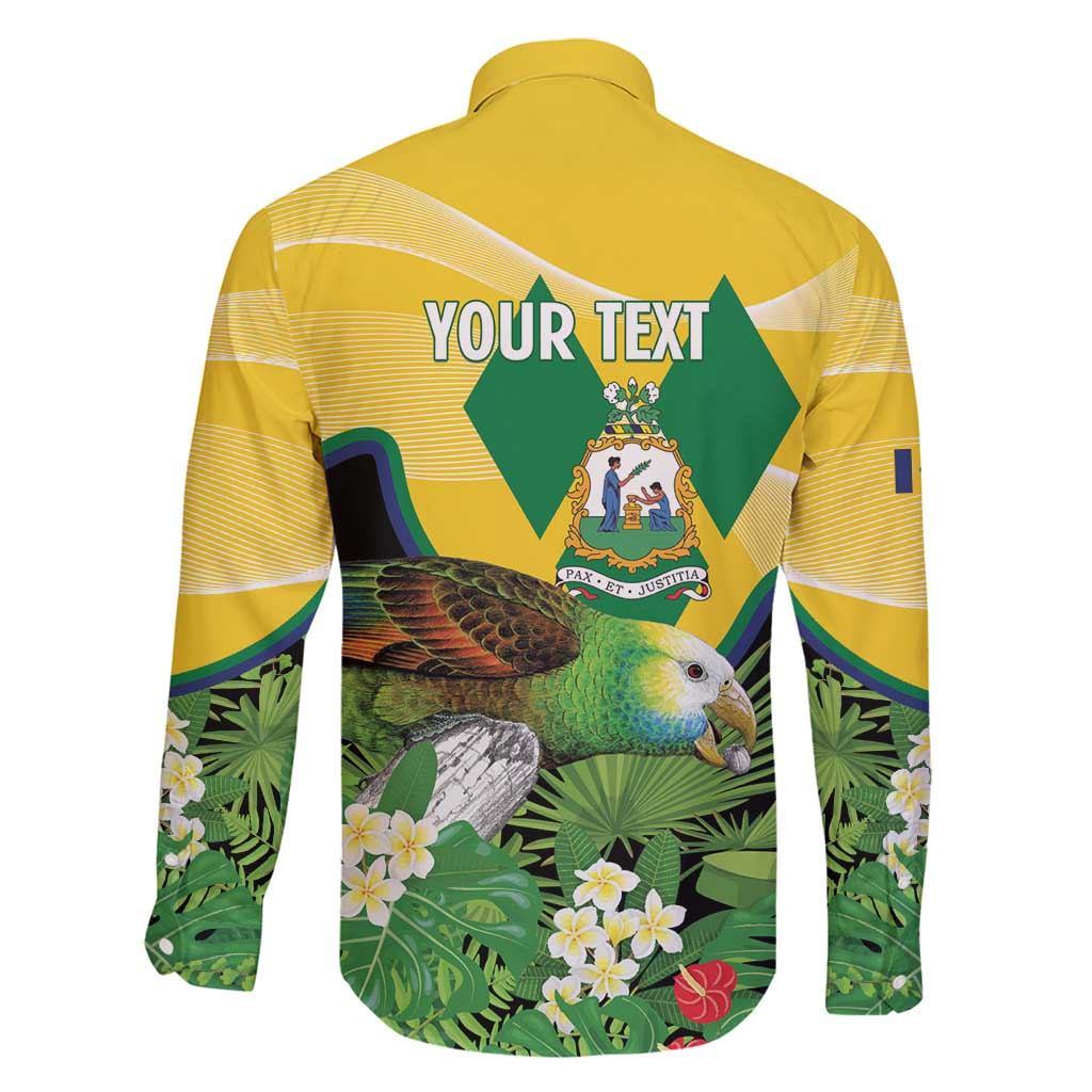 Personalized Saint Vincent and the Grenadines Family Matching Tank Maxi Dress and Hawaiian Shirt Amazona Guildingii 46 Years Of Independence - Wonder Print Shop