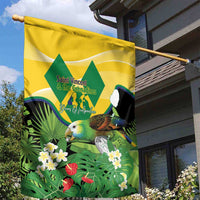 Saint Vincent and the Grenadines Garden Flag Amazona Guildingii 46 Years Of Independence - Wonder Print Shop