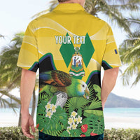 Personalized Saint Vincent and the Grenadines Hawaiian Shirt Amazona Guildingii 46 Years Of Independence - Wonder Print Shop