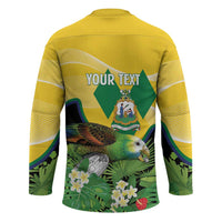 Personalized Saint Vincent and the Grenadines Hockey Jersey Amazona Guildingii 46 Years Of Independence - Wonder Print Shop