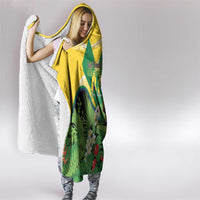 Saint Vincent and the Grenadines Hooded Blanket Amazona Guildingii 46 Years Of Independence - Wonder Print Shop