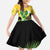 Personalized Saint Vincent and the Grenadines Kid Short Sleeve Dress Amazona Guildingii 46 Years Of Independence - Wonder Print Shop