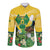 Personalized Saint Vincent and the Grenadines Long Sleeve Button Shirt Amazona Guildingii 46 Years Of Independence - Wonder Print Shop