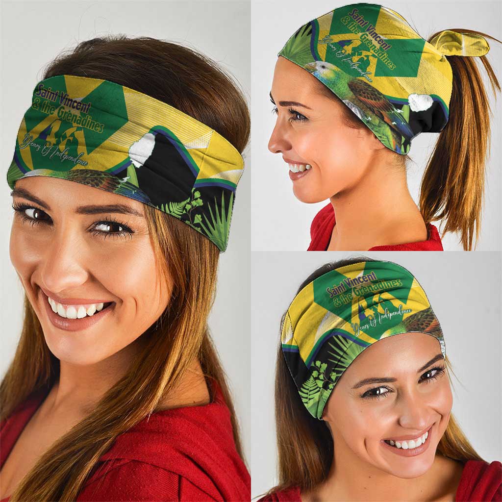 Saint Vincent and the Grenadines Neck Gaiter Amazona Guildingii 46 Years Of Independence - Wonder Print Shop