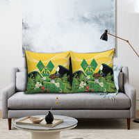 Saint Vincent and the Grenadines Pillow Cover Amazona Guildingii 46 Years Of Independence - Wonder Print Shop