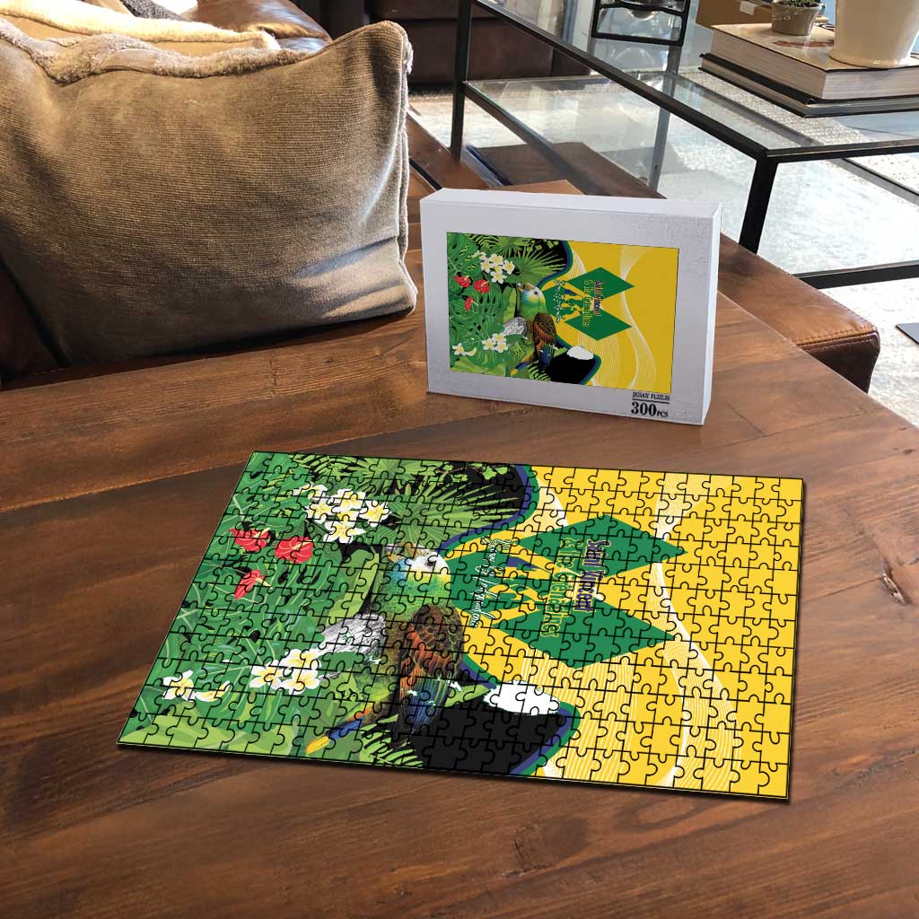 Saint Vincent and the Grenadines Puzzle Amazona Guildingii 46 Years Of Independence - Wonder Print Shop