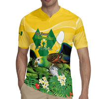 Personalized Saint Vincent and the Grenadines Rugby Jersey Amazona Guildingii 46 Years Of Independence - Wonder Print Shop