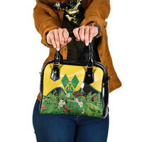 Saint Vincent and the Grenadines Shoulder Handbag Amazona Guildingii 46 Years Of Independence - Wonder Print Shop