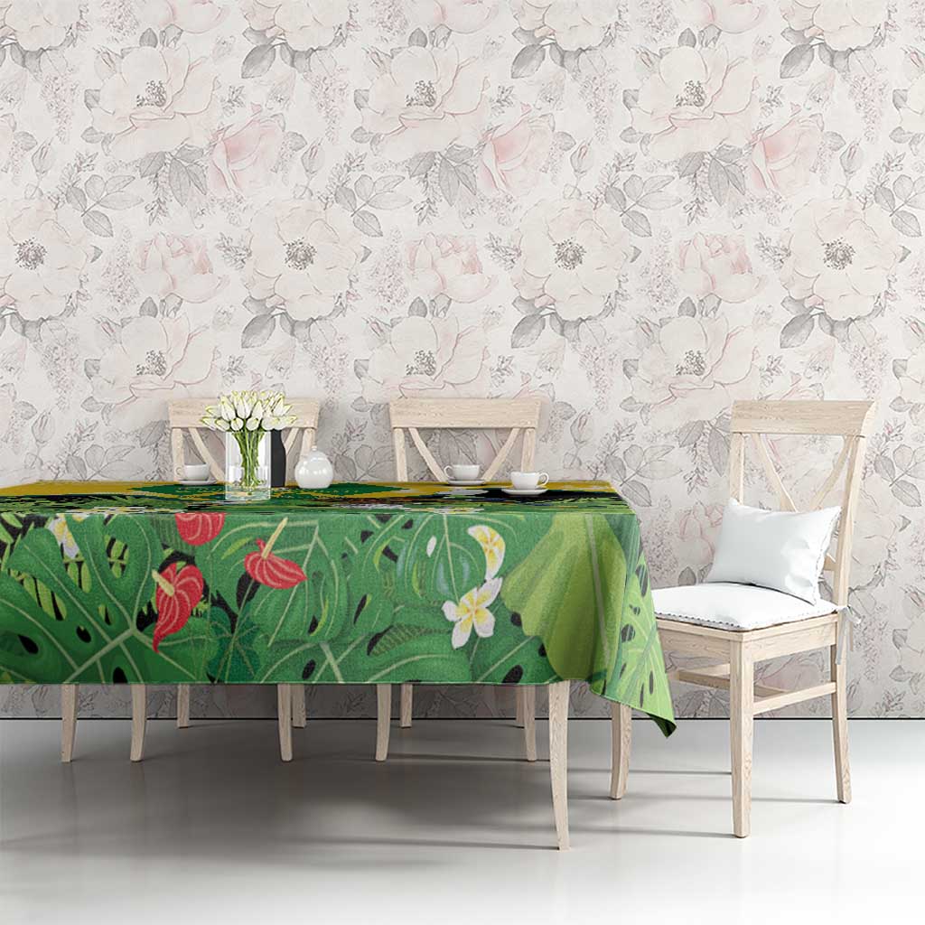 Saint Vincent and the Grenadines Tablecloth Amazona Guildingii 46 Years Of Independence - Wonder Print Shop