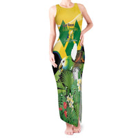 Personalized Saint Vincent and the Grenadines Tank Maxi Dress Amazona Guildingii 46 Years Of Independence - Wonder Print Shop