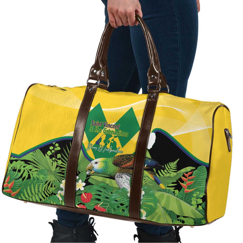 Saint Vincent and the Grenadines Travel Bag Amazona Guildingii 46 Years Of Independence - Wonder Print Shop