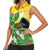 Personalized Saint Vincent and the Grenadines Women Sleeveless Polo Shirt Amazona Guildingii 46 Years Of Independence - Wonder Print Shop