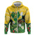 Personalized Saint Vincent and the Grenadines Zip Hoodie Amazona Guildingii 46 Years Of Independence - Wonder Print Shop