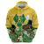 Personalized Saint Vincent and the Grenadines Zip Hoodie Amazona Guildingii 46 Years Of Independence - Wonder Print Shop
