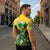 Personalized Saint Vincent and the Grenadines Zipper Polo Shirt Amazona Guildingii 46 Years Of Independence - Wonder Print Shop